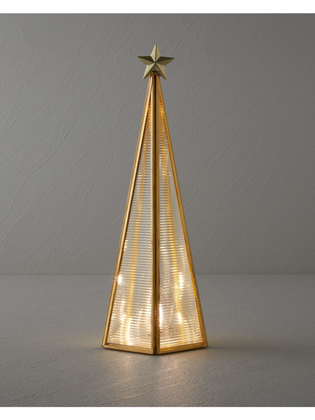 Sarı Caren Metal Dekoratif Obje 30,5 cm Gold-1