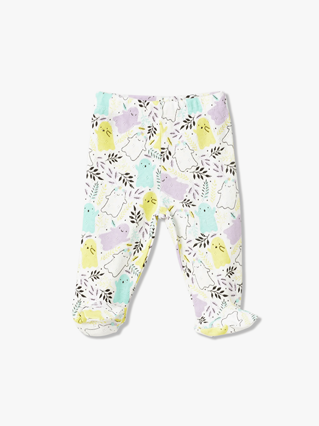 Yeşil Baskılı Kız Bebek Jakarlı Hastane Çıkış Seti-3