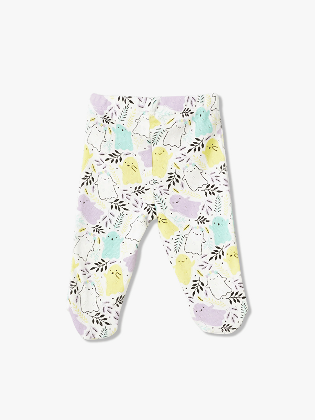 Yeşil Baskılı Kız Bebek Jakarlı Hastane Çıkış Seti-4