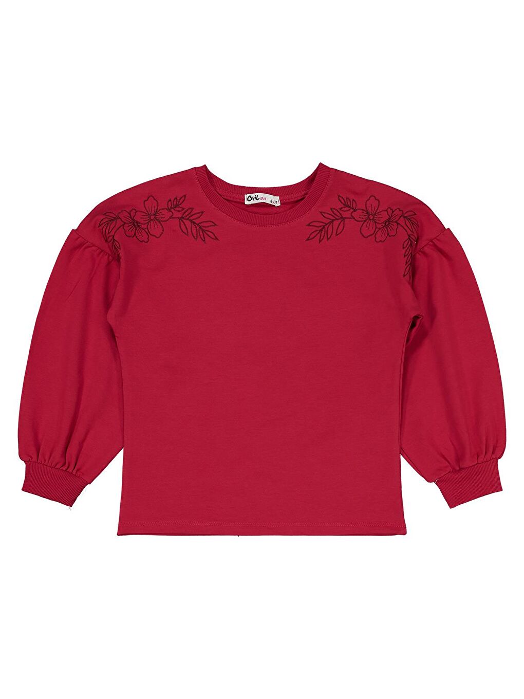 Girls Bolon Kol 6-9 Yaş Takım - Kırmızı 8-9 Yaş-2