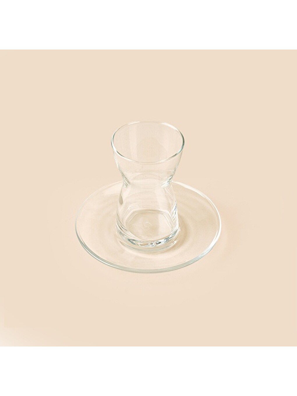 Renksiz Irmak 6 Kişilik 12 Parça Çay Takımı - Şeffaf - 130 Ml-1