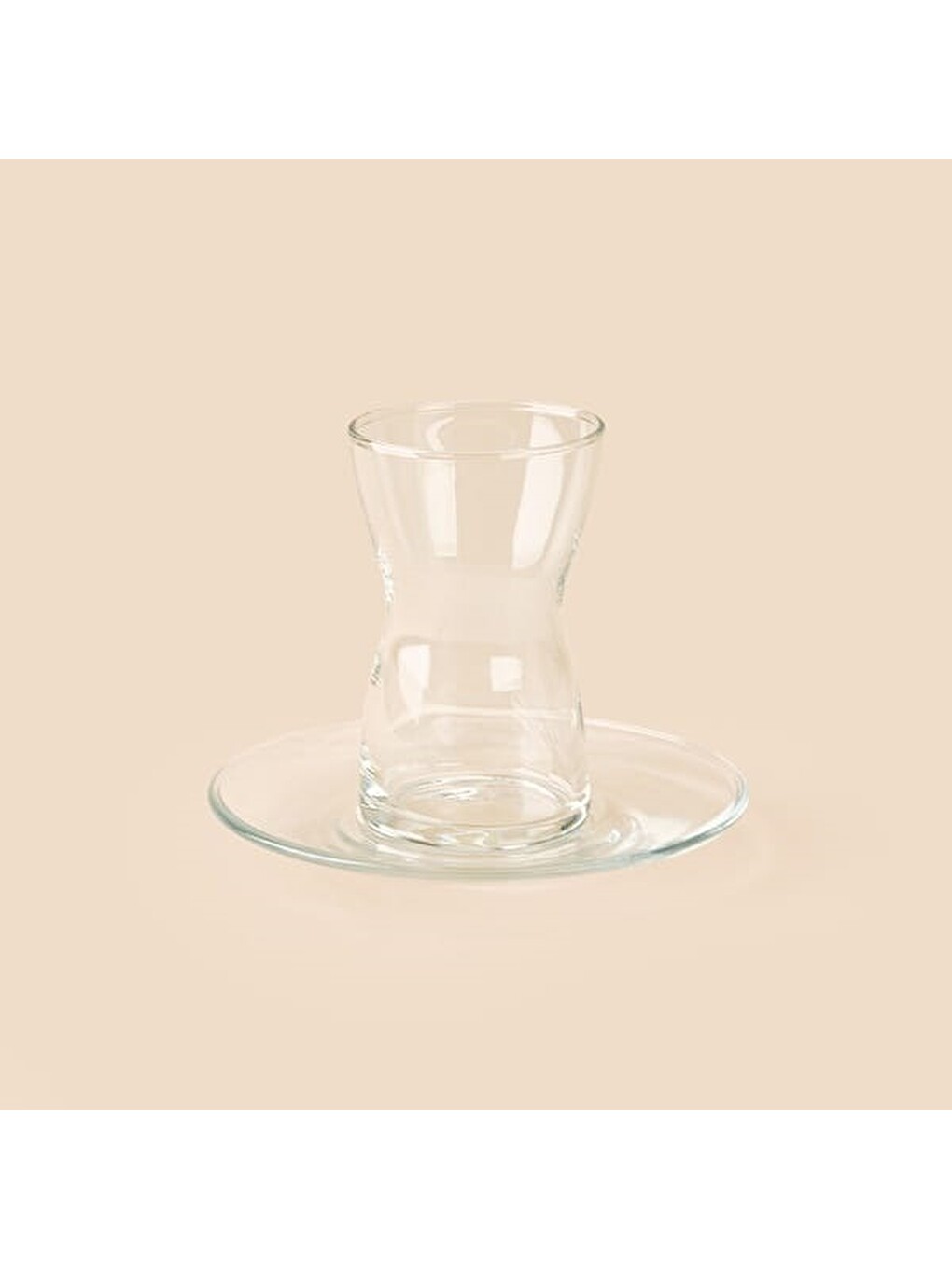 Renksiz Irmak 6 Kişilik 12 Parça Çay Takımı - Şeffaf - 130 Ml-2