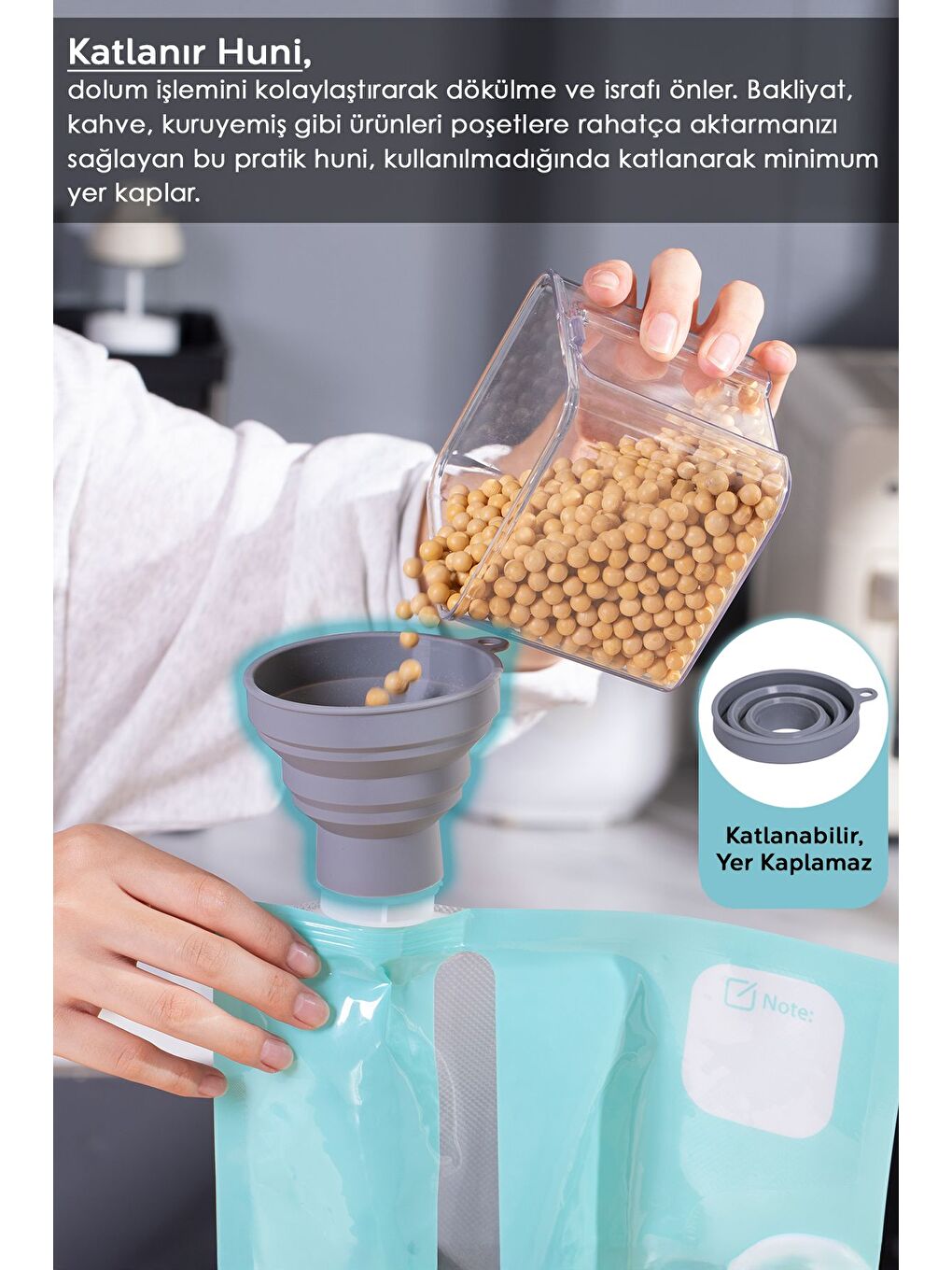 Yeşil 15 Parça Vaku mlu Saklama Poşeti Seti-2