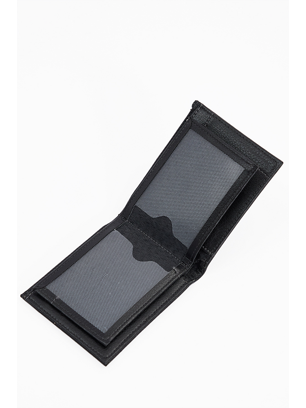 Vegan Deri Erkek Siyah Cüzdan-4