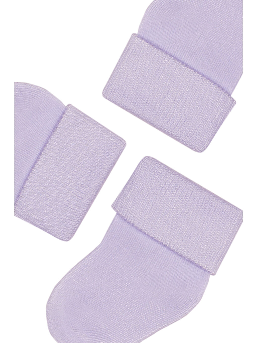 Beyaz Bebek 3Lü Çorap-2