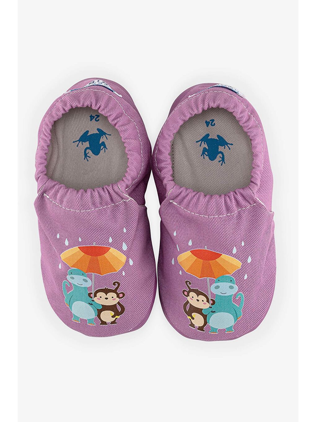 Umbrella Flower Hyper Mor Menekşe Barefoot Akıllı Patik