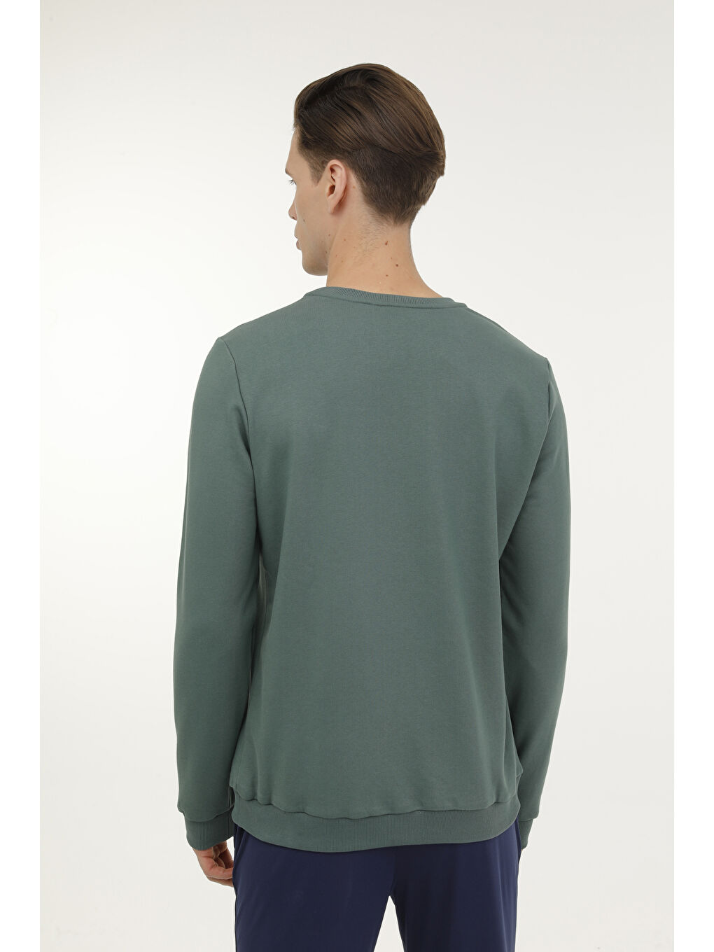 LOTTO Yeşil M-KENZY C NECK SWT 3PR K MINT Erkek Sweatshirt - 1