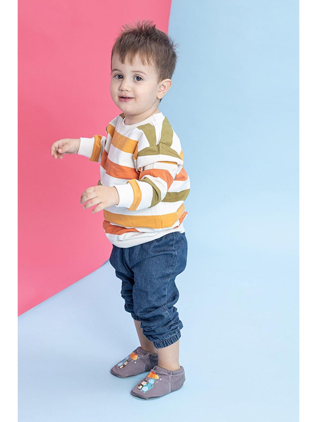 Umbrella Flower Hyper Mor Menekşe Barefoot Akıllı Patik-3