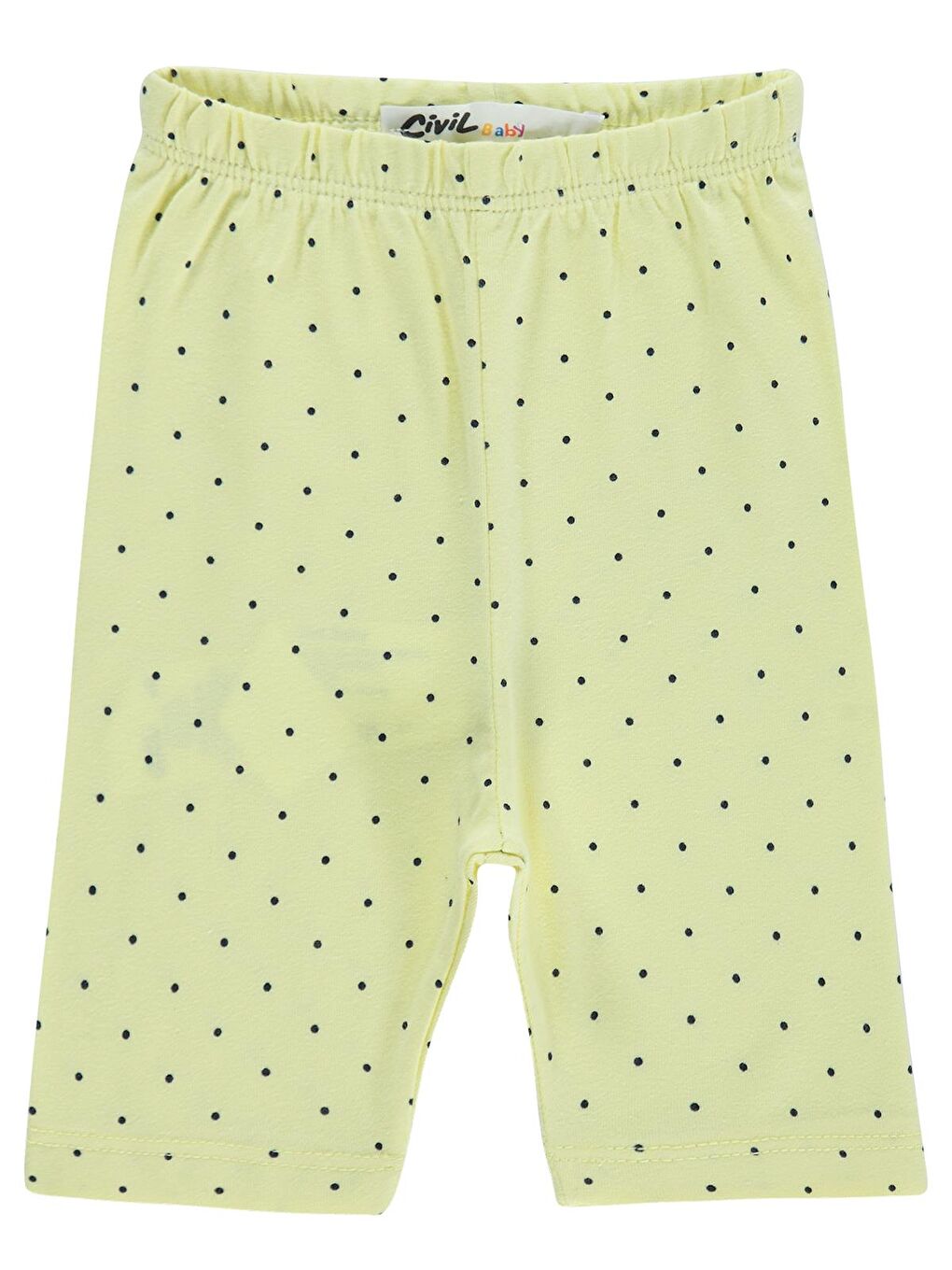 Baby Orta Boy Puan Empirme Kapri 6-18 Ay Tayt - Sarı