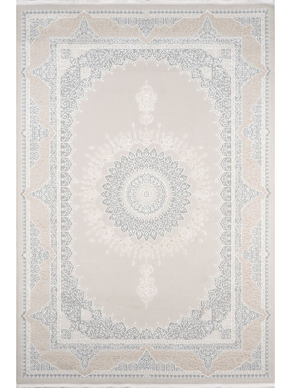 Beyaz Leo 2974 Modern Dokuma Halı-160x230-4