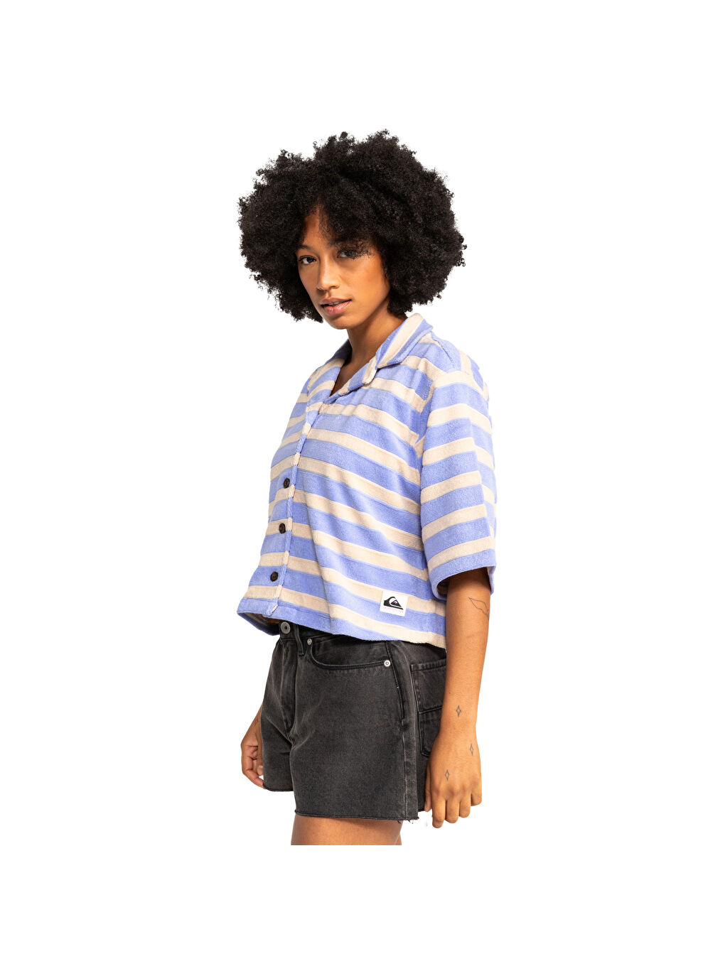 Karışık Uni Towel Erkek Tişört-1