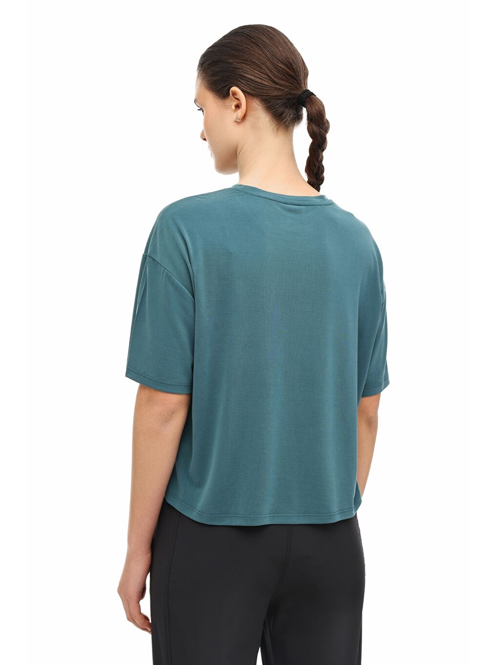 WL 11HIER 6FX Yeşil Kadın Kısa Kol T-Shirt-1