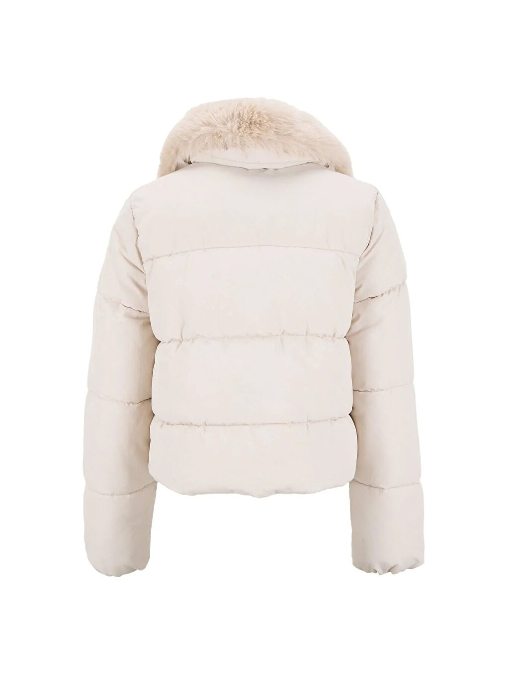 Bej Onlmaggi Regular Fit Tüy Detaylı Klasik Yaka Mont 15322000-1