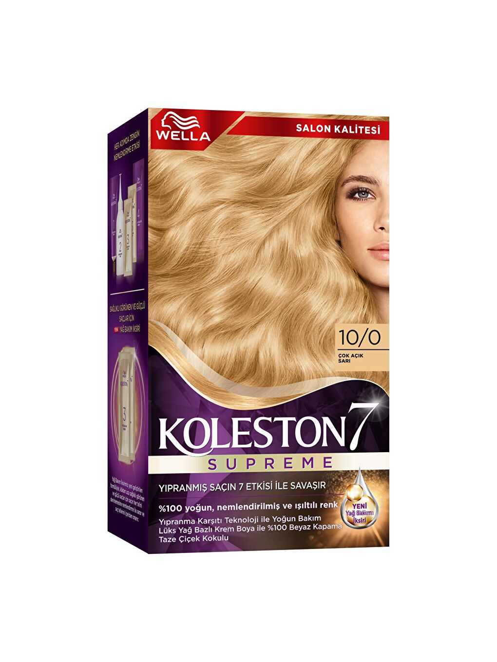 Wella Renksiz Koleston Supreme Kit 10/0 Çok Açık Sarı *18