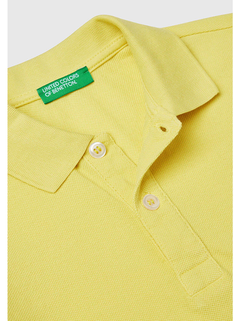 Erkek Çocuk Sarı Logolu Pike Polo Tişört-2