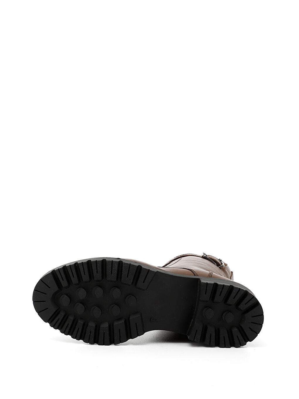 Kahverengi Kadın TABA Fermuarlı Hakiki Deri Postal Bot-3