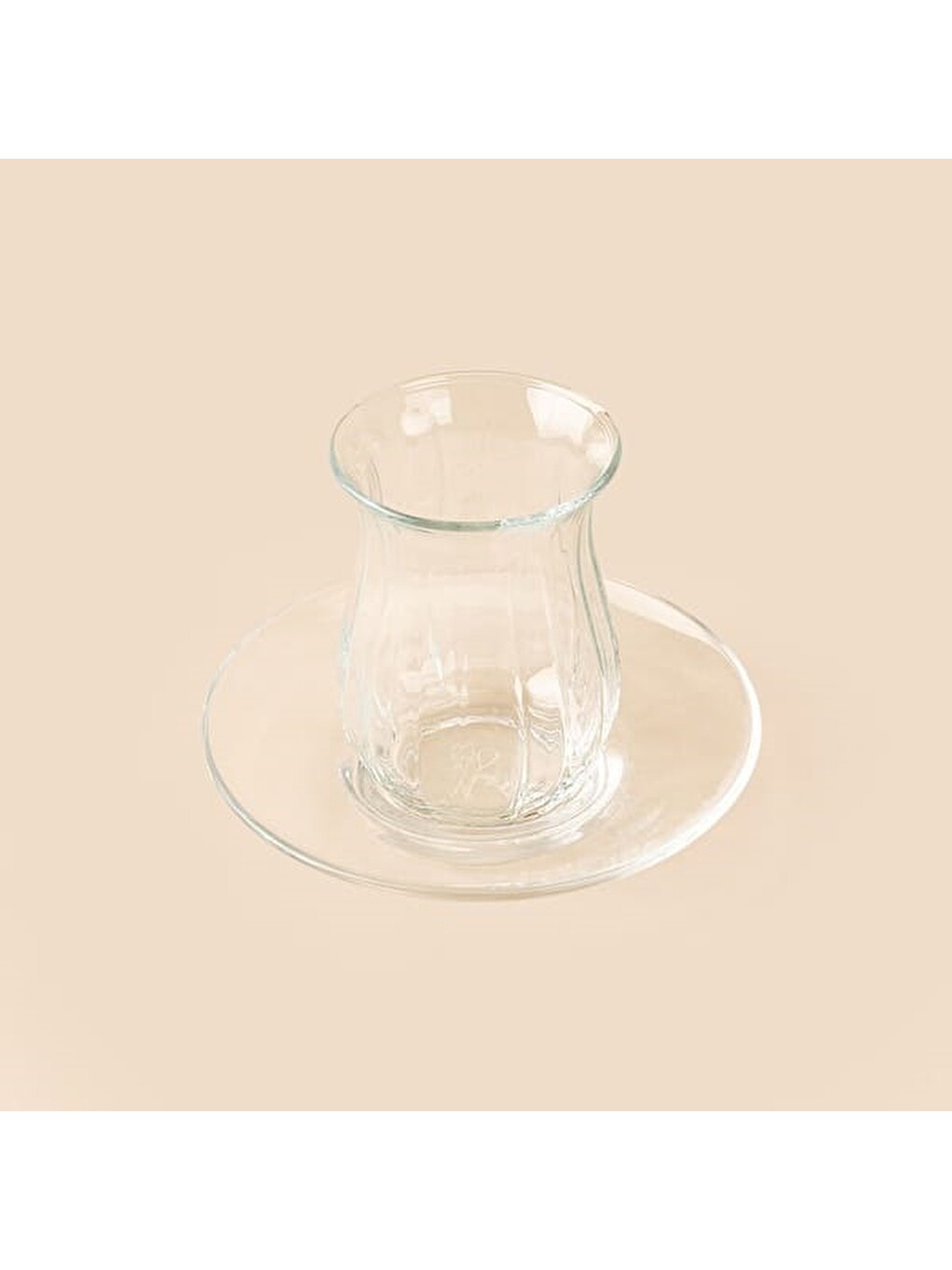 Renksiz Linka 6 Kişilik 12 Parça Çay Takımı - Şeffaf - 145 Ml-2