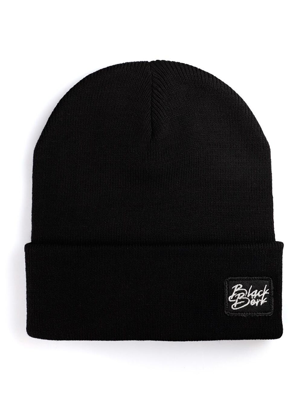 BlackBörk Siyah V1 Akrilik See You Later Never - 2 Kod Logolu Unisex Siyah Bere (Beanie) - 1