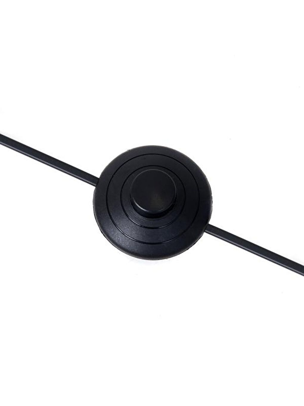 Oslo Mermer Ayaklı Sehpalı Lambader - Siyah-2