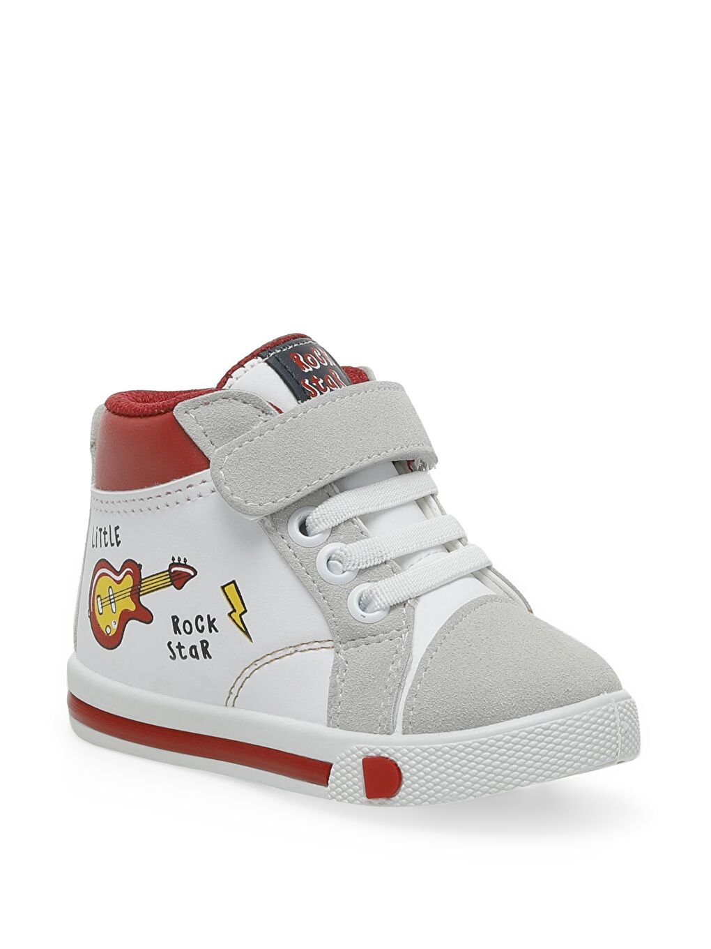 522034.B2PR Beyaz Erkek Çocuk High Sneaker-1