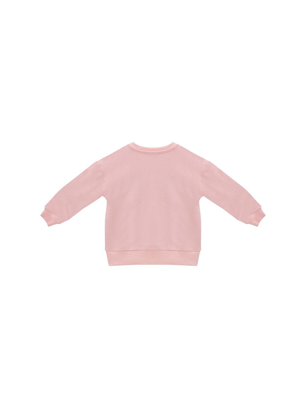 Kız Çocuk Baskılı Sweatshirt - Pembe-2