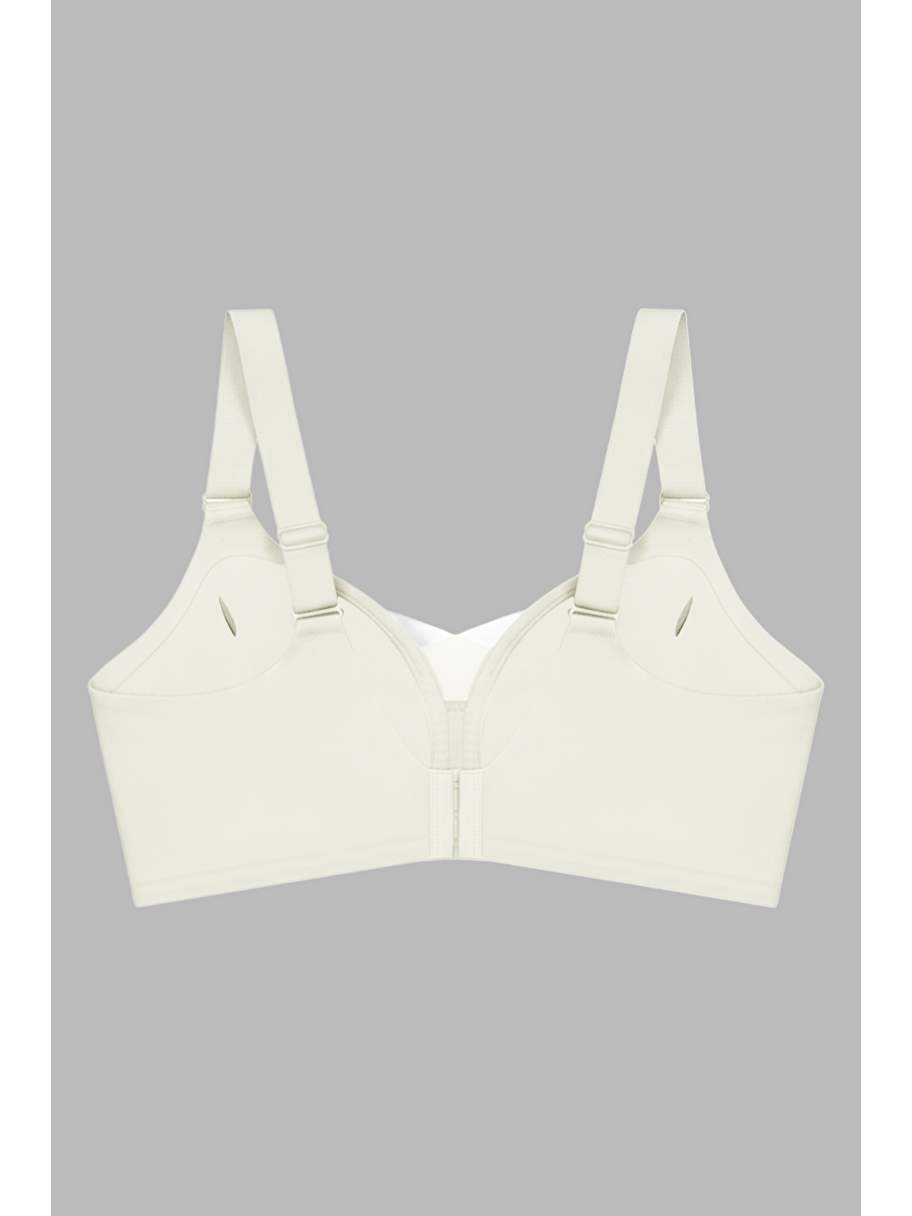 Ekru Seamless Bra - Shape | Krem Lazer Kesim Dikişsiz Toparlayıcı Büyük Beden Tüllü Kadın Sütyen-1