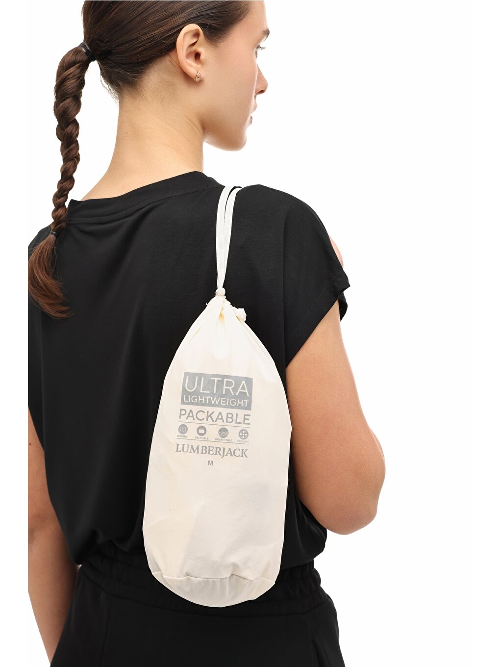 Bej WL 8LOREN 6FX Ekru Kadın Yağmurluk-4