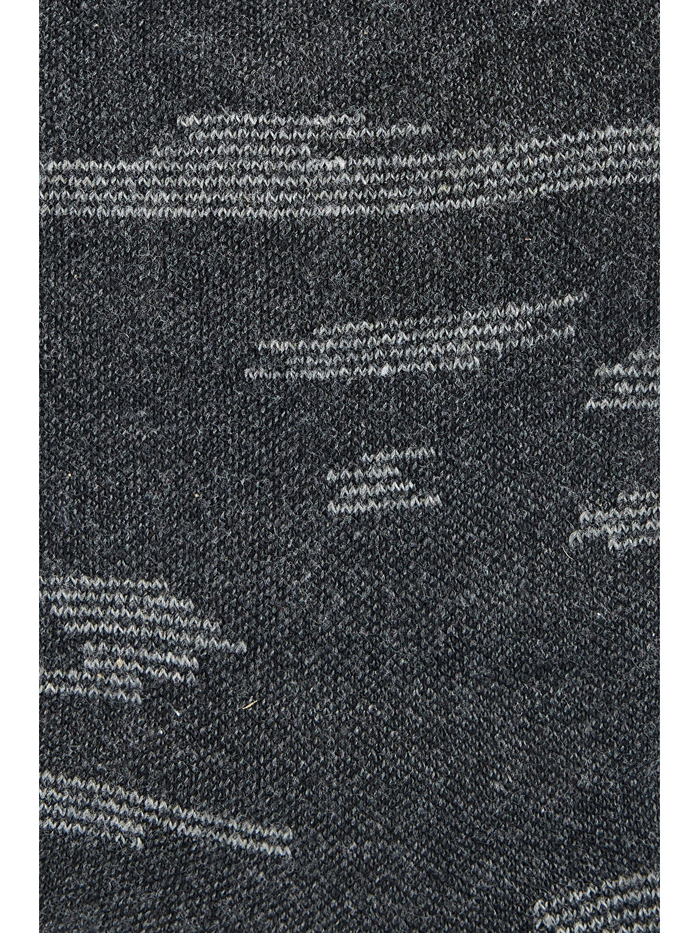 Erkek Antrasit-Gri Desenli Soket Çorap-1