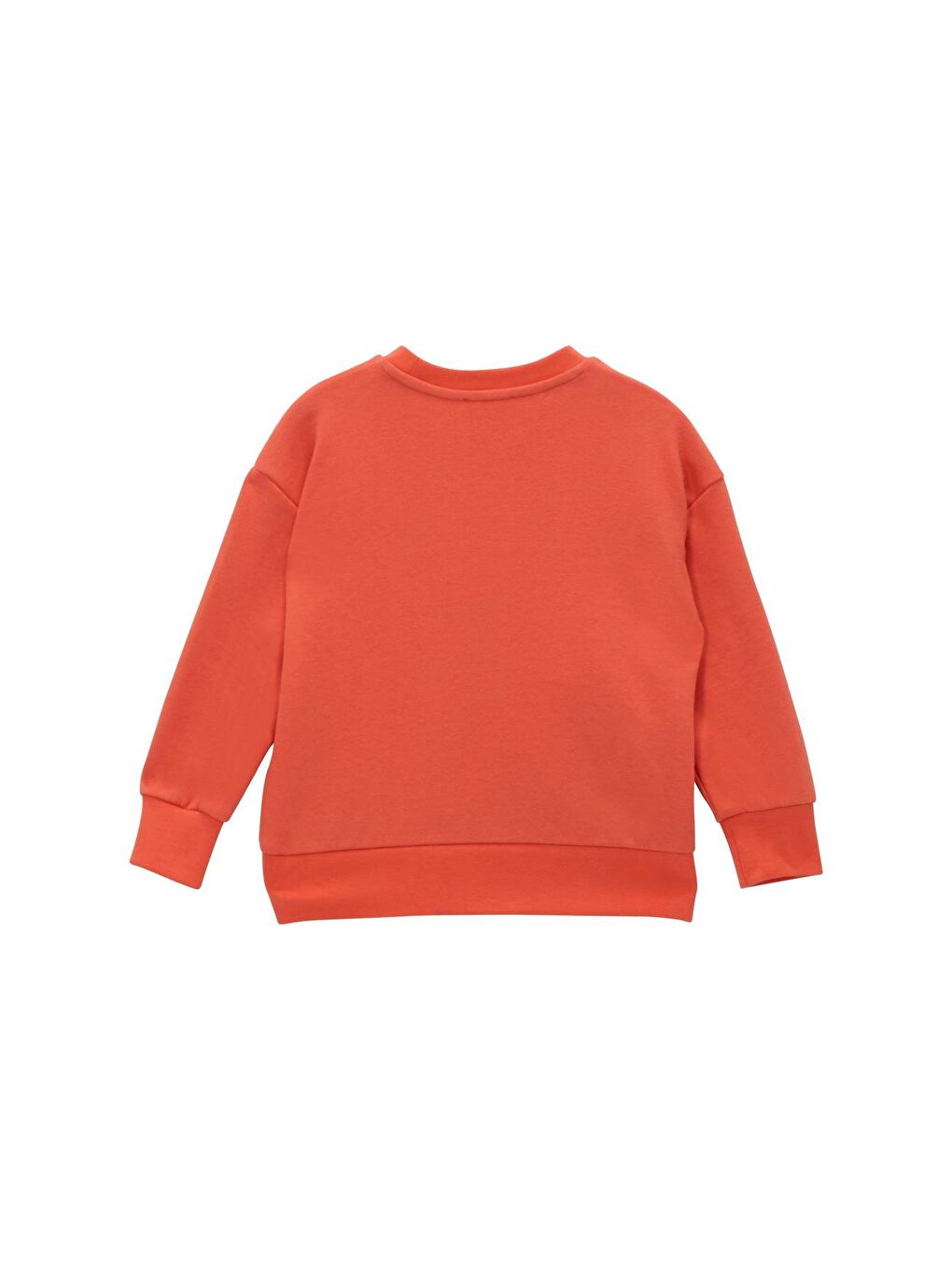 Kırmızı Kız Çocuk Cep Detaylı Baskılı Sweatshirt - Narçiçeði-2