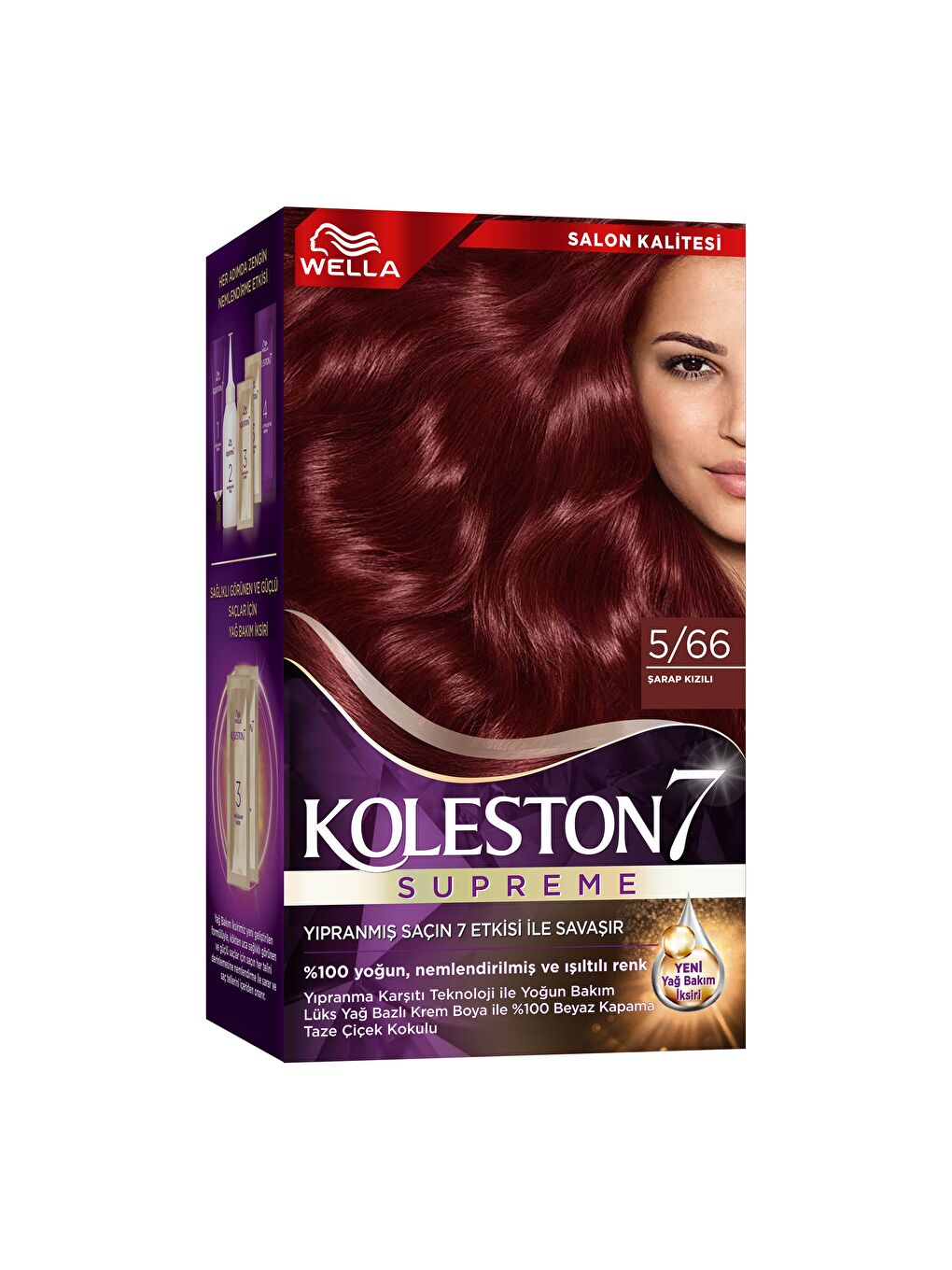 Wella Renksiz Koleston Supreme Kit 5 66 Kızılı  18 - 1