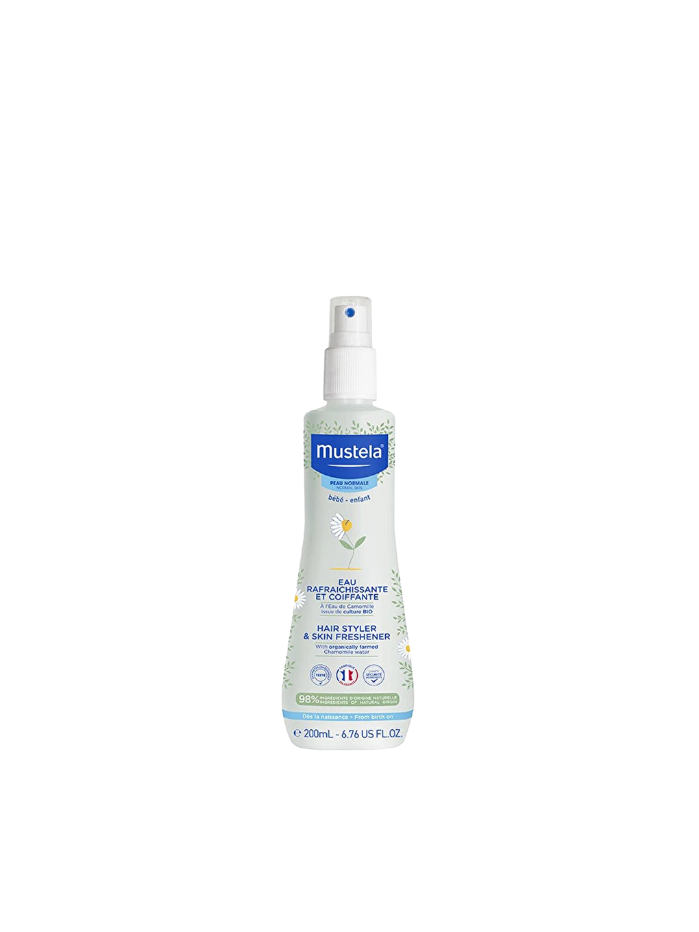 Mustela Organik Papatya Suyu ile Canlandırıcı ve Şekillendirici Sprey 200 ml