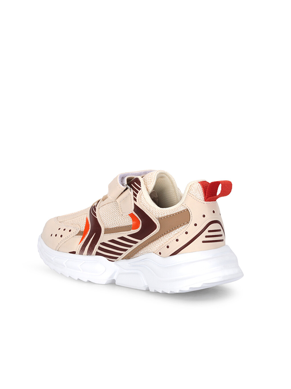 Kendall Unisex Çocuk Cırt Cırtlı Bej / Kahve Günlük Spor Ayakkabısı-2