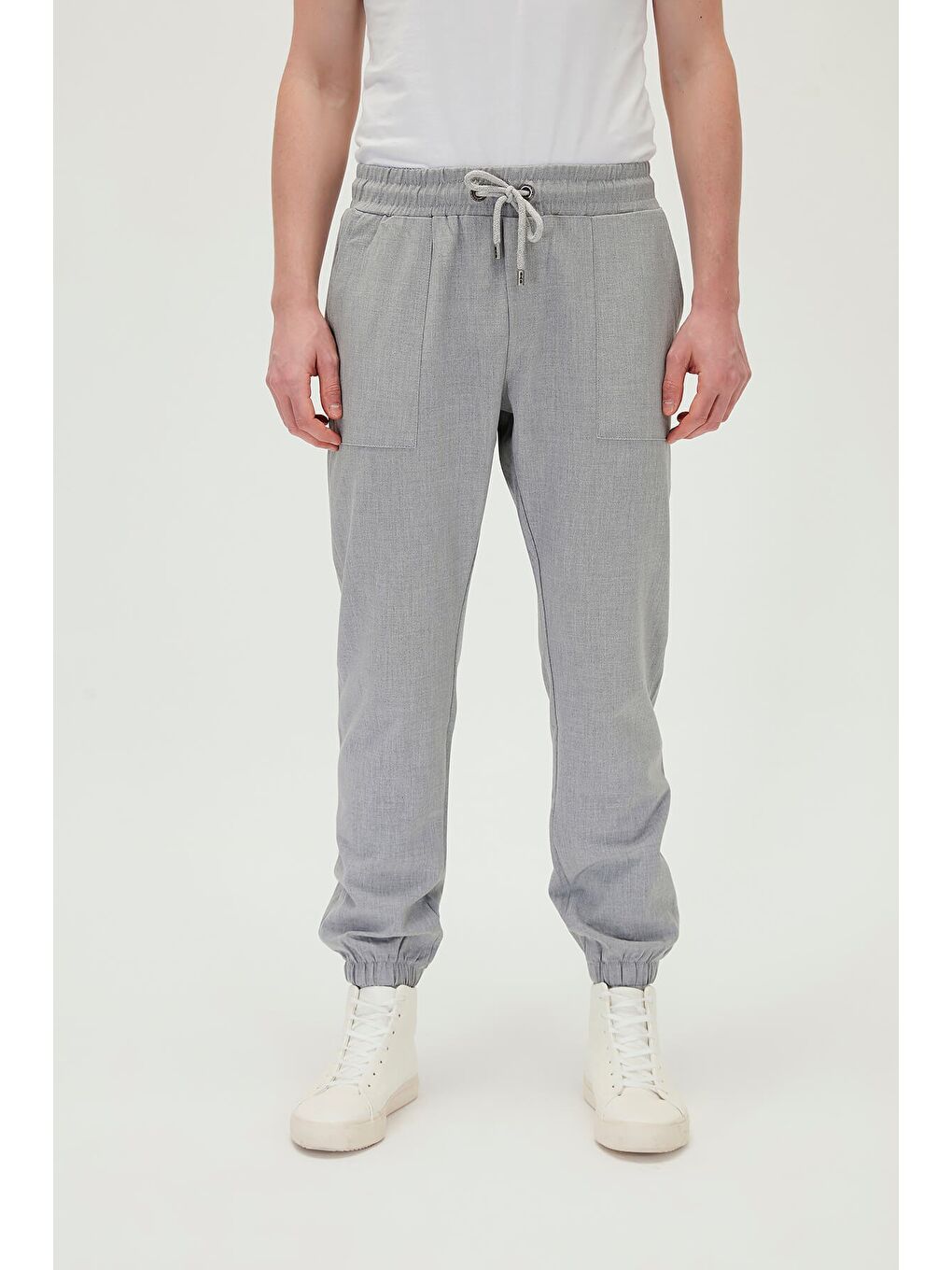 Dublin Pants Gri Melanj  Eşofman Altı