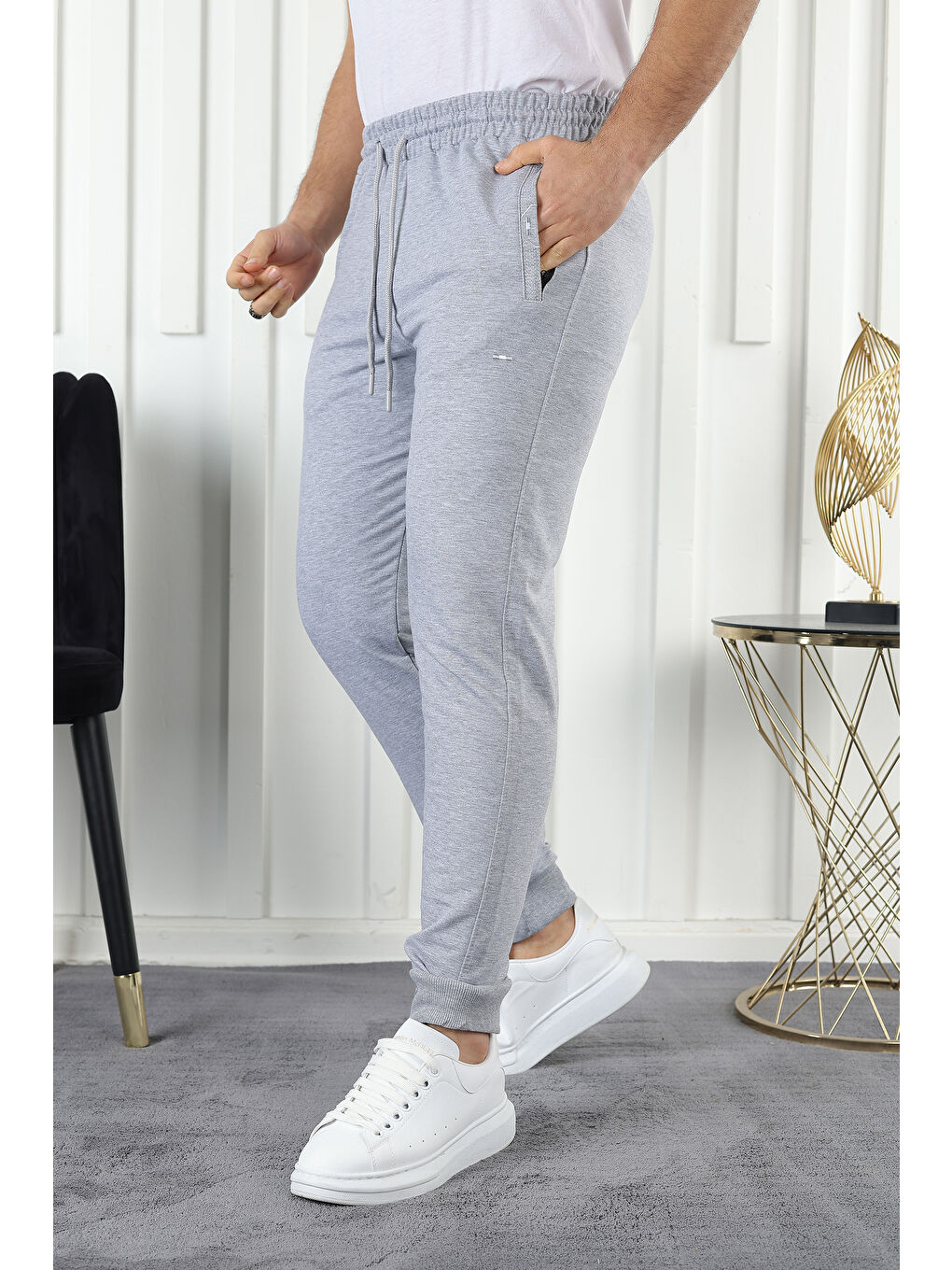 Siyah Slim Fit Jogger Erkek Jogger Eşofman Altı