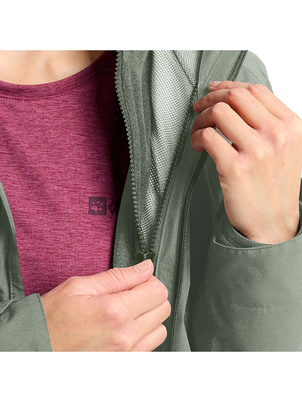 Karışık Moonrise 3in1 Kadın Outdoor Ceketi-2