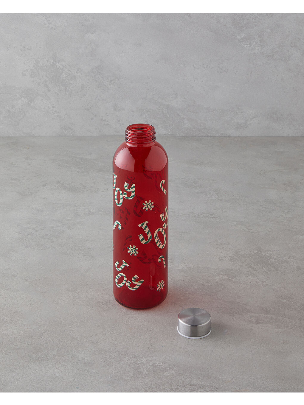 Candyland Cam Şişe 750 ml Kırmızı-1