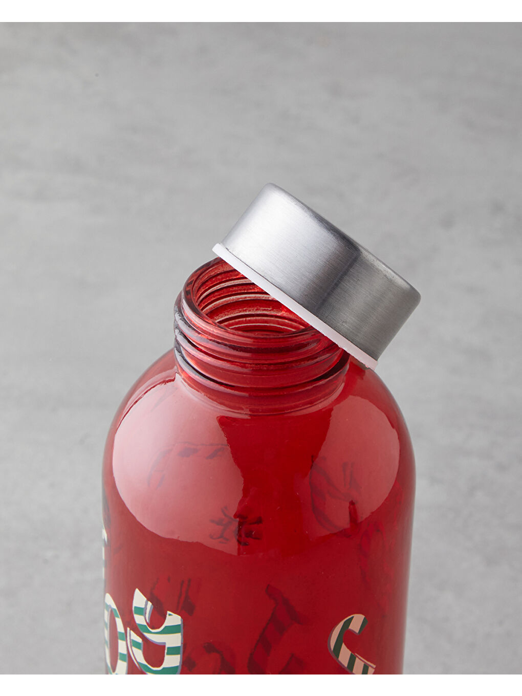 Candyland Cam Şişe 750 ml Kırmızı-2