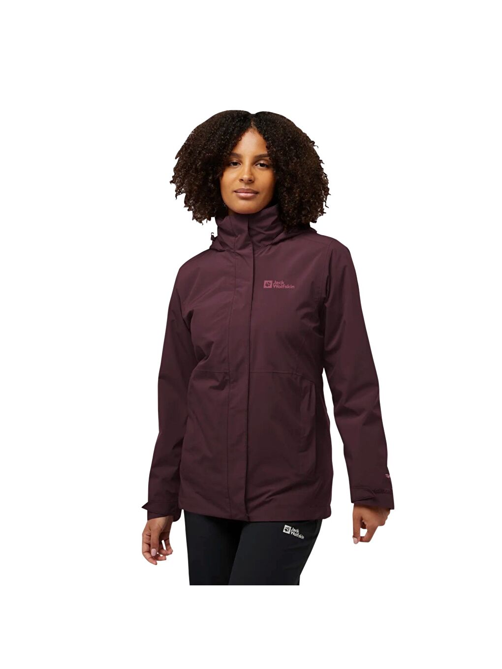 Mürdüm Rotwand 3in1 Kadın Mor Outdoor Ceketi-1