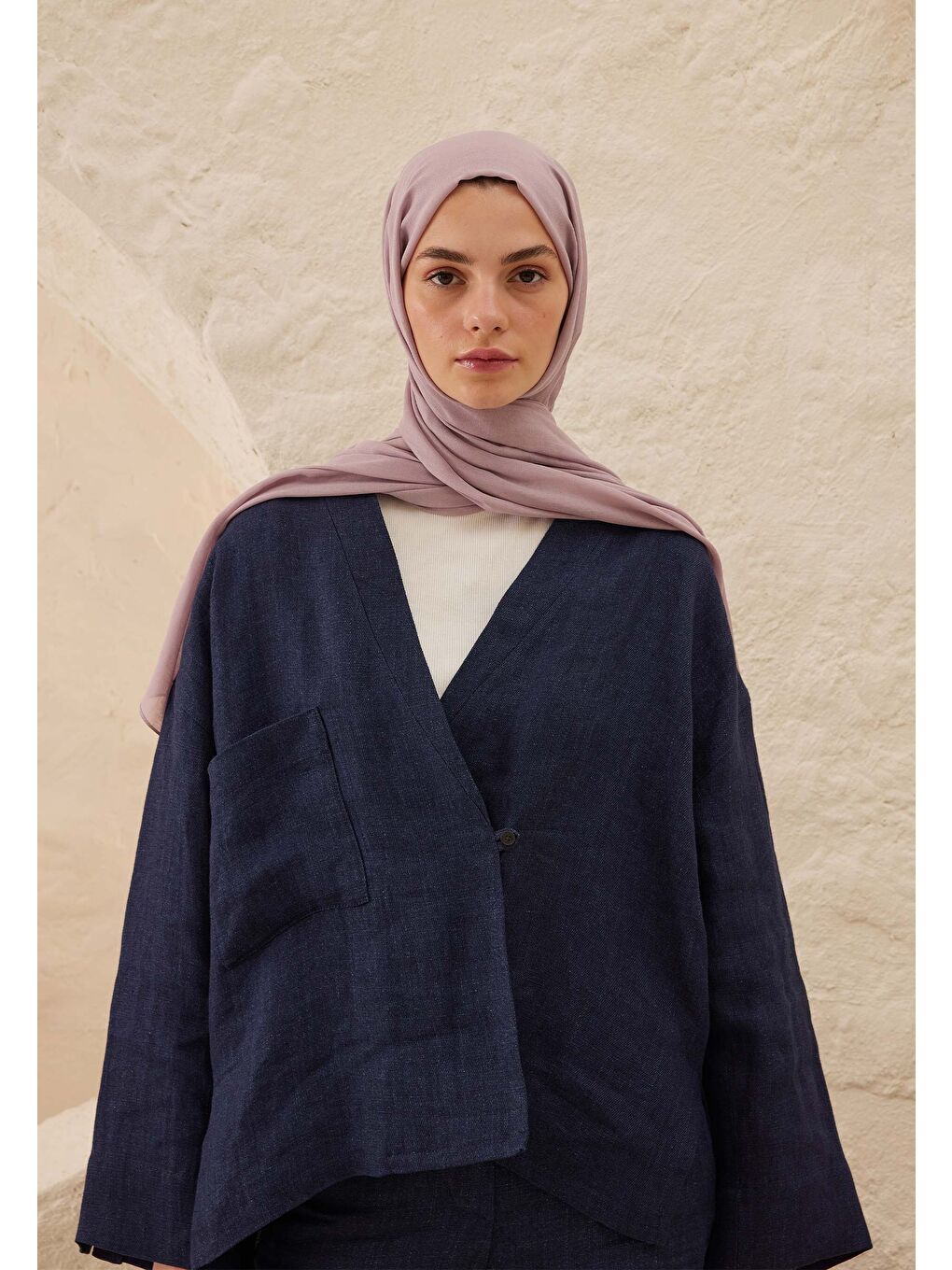 Mor Rami Viskon Şal Menekşe-3