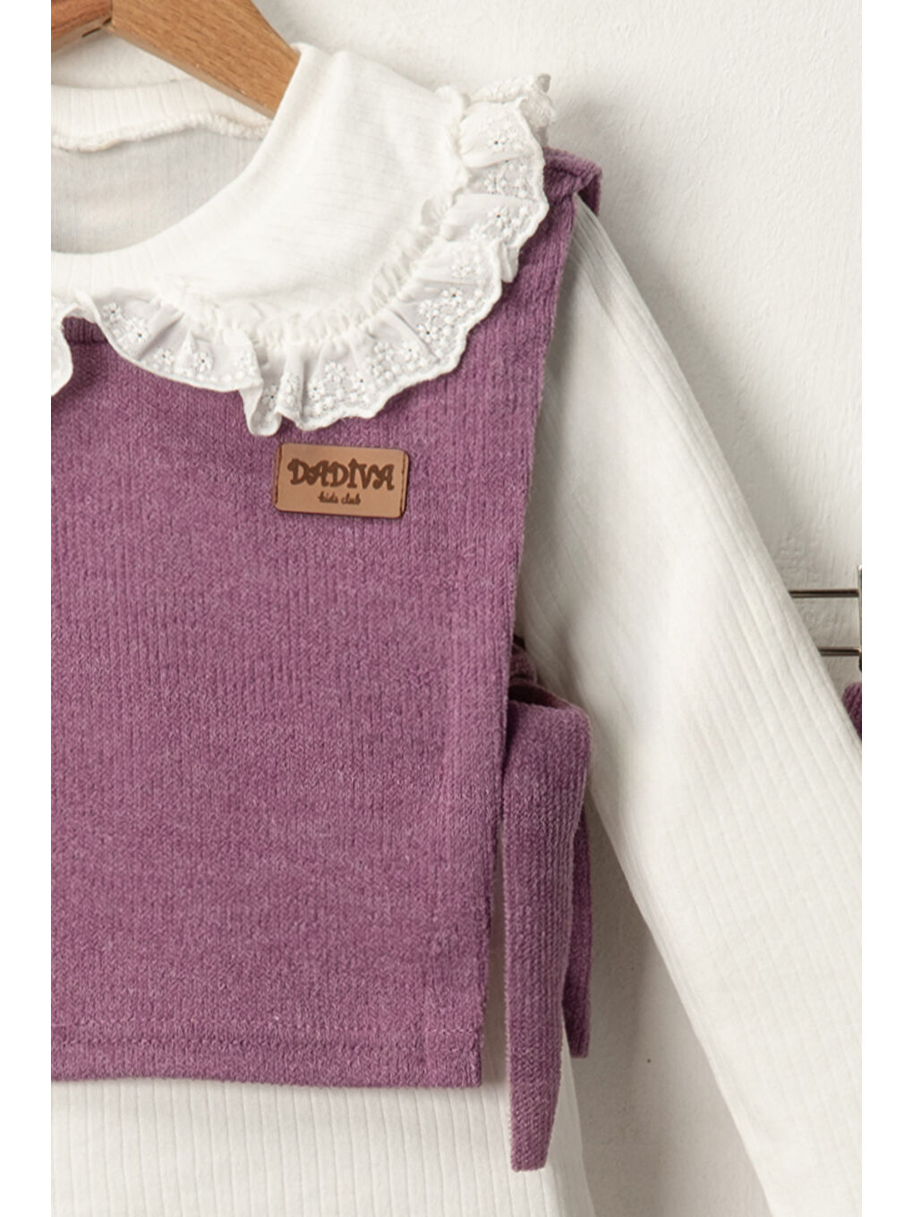 Pembe Kız Çocuk Bluzlu Süveterli Pantolonlu Üçlü Takım TKM.1004-4