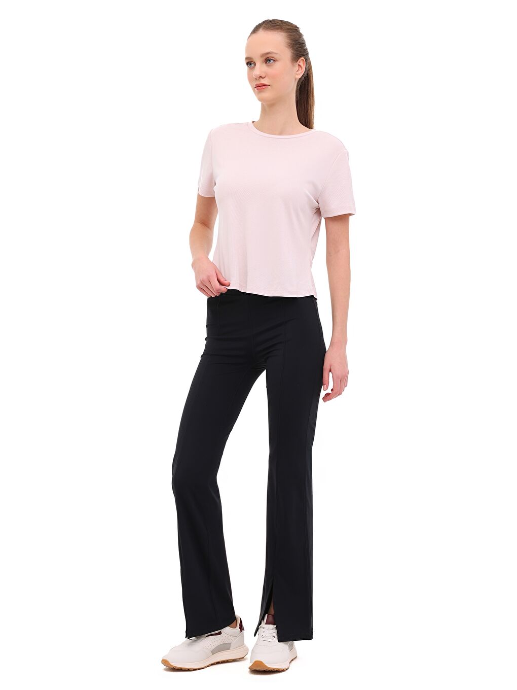 WL 11PINKY 6FX Pembe Kadın Kısa Kol T-Shirt-2