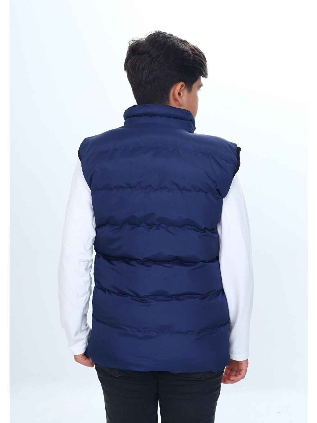 Lacivert Erkek Çocuk Göğsü Armalı Şişme Yelek-5