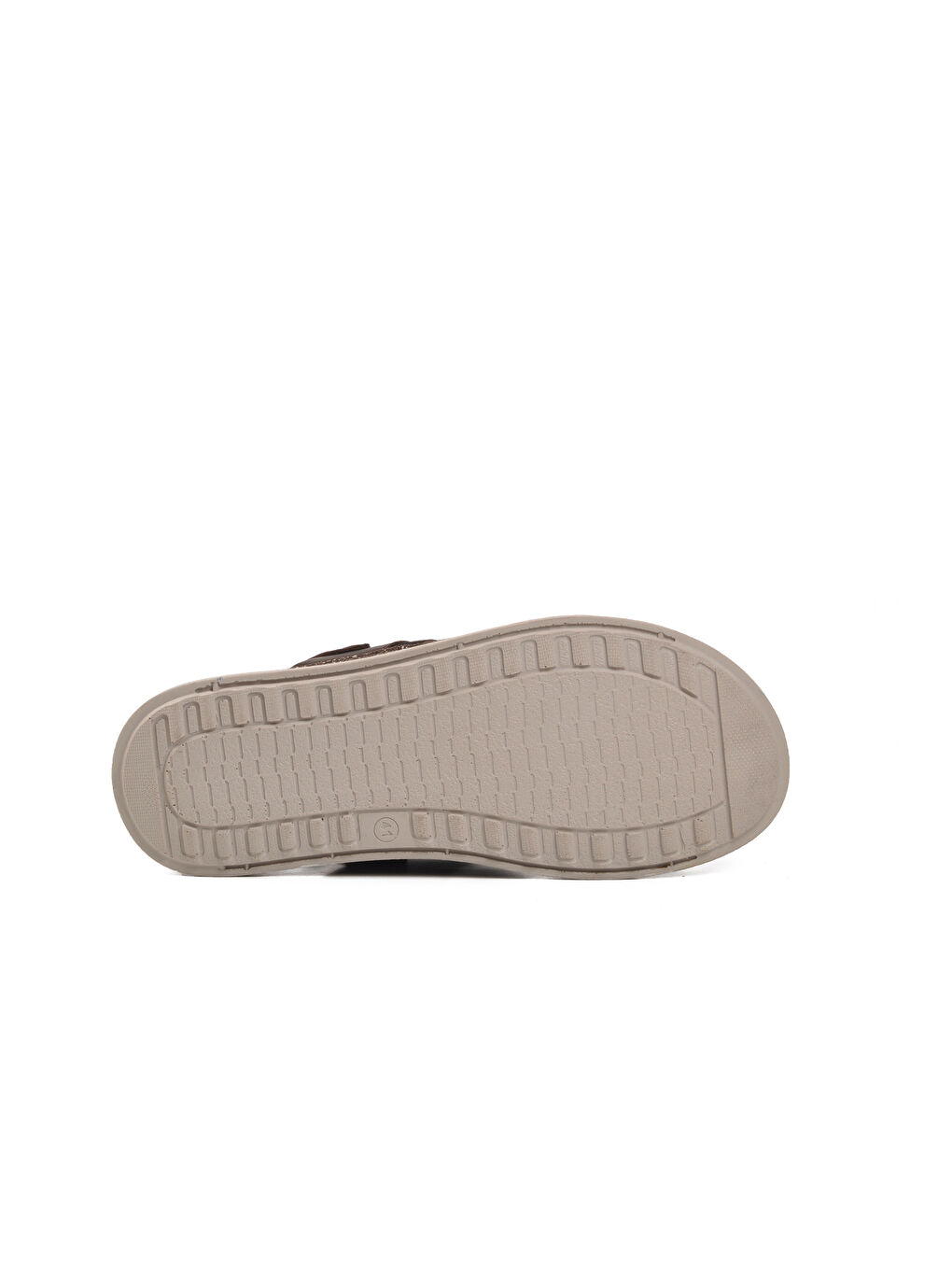 Kahverengi Kahve Hakiki Deri Erkek Sandalet 2050 M-4