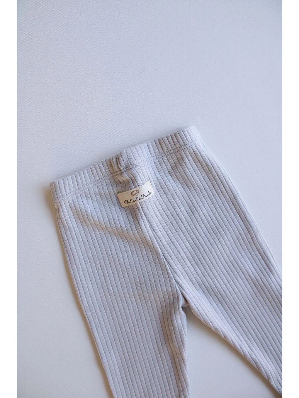 Gri Fitilli Bebek Tayt-2