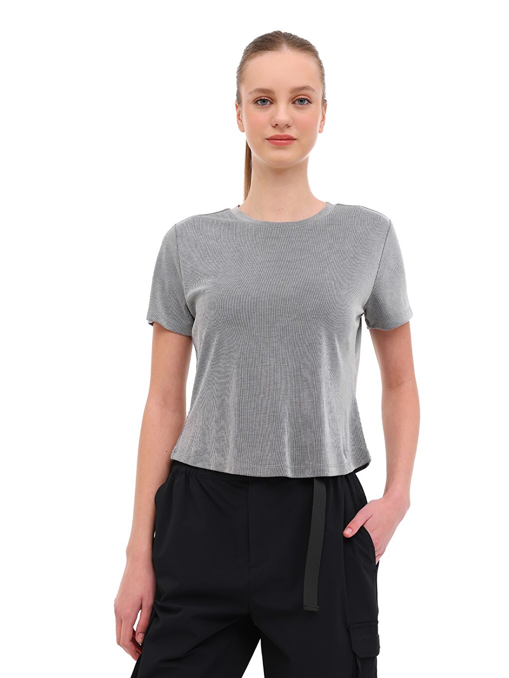 WL 11PINKY 6FX Siyah Kadın Kısa Kol T-Shirt