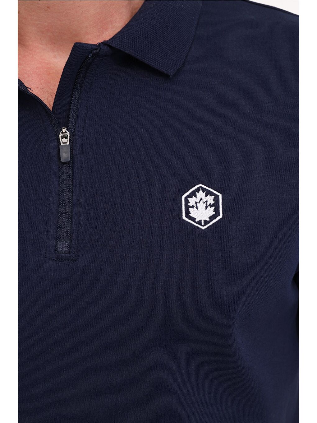 ML BONT 12ITL800 5FX Lacivert Erkek Kısa Kol %100 Pamuk Tişört-3