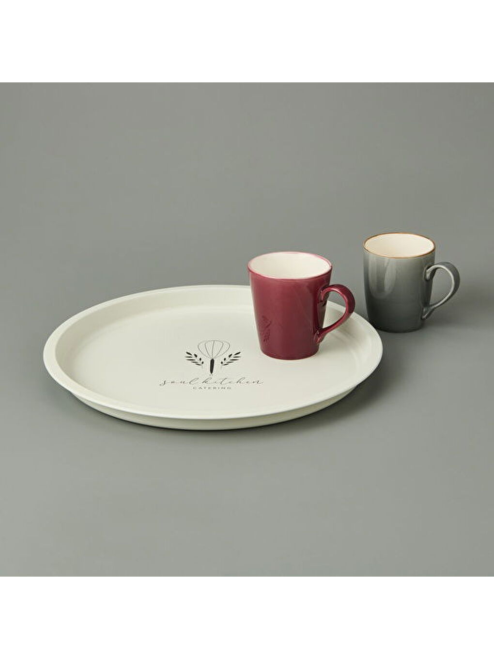 Ekru Soul Kitchen Tepsi - Krem - 35 cm-1