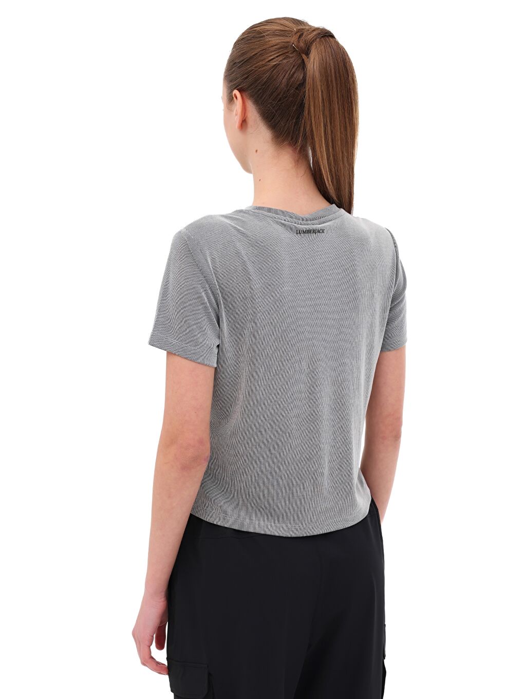 WL 11PINKY 6FX Siyah Kadın Kısa Kol T-Shirt-1