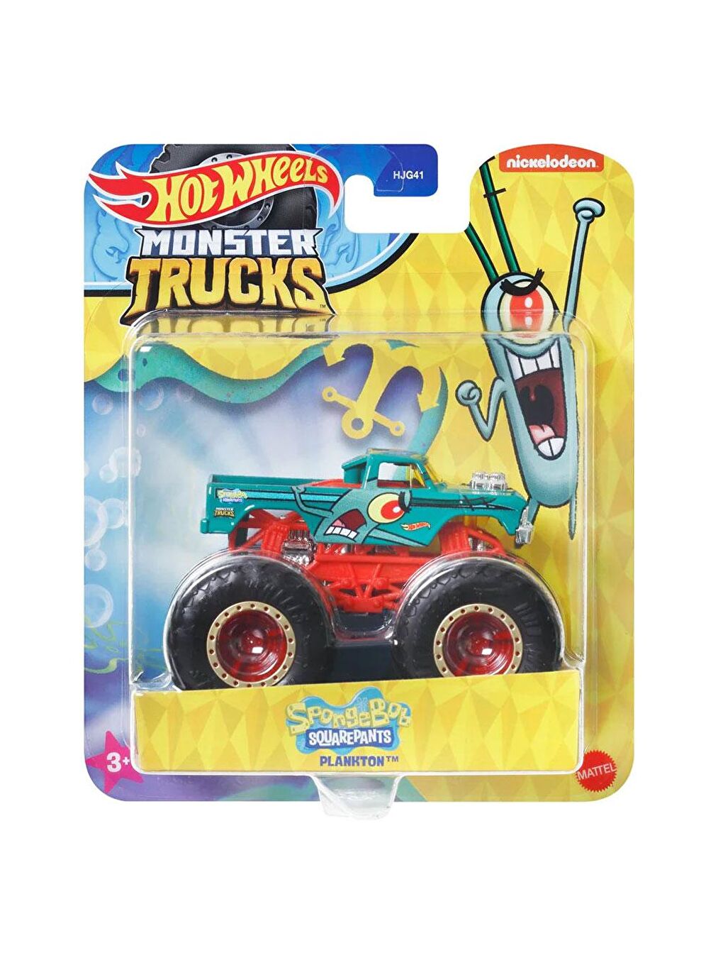 Hot Wheels Renksiz Hot Wheels Monster Trucks Gösteri Temalı 1:24 Arabalar HJG41-HWN80