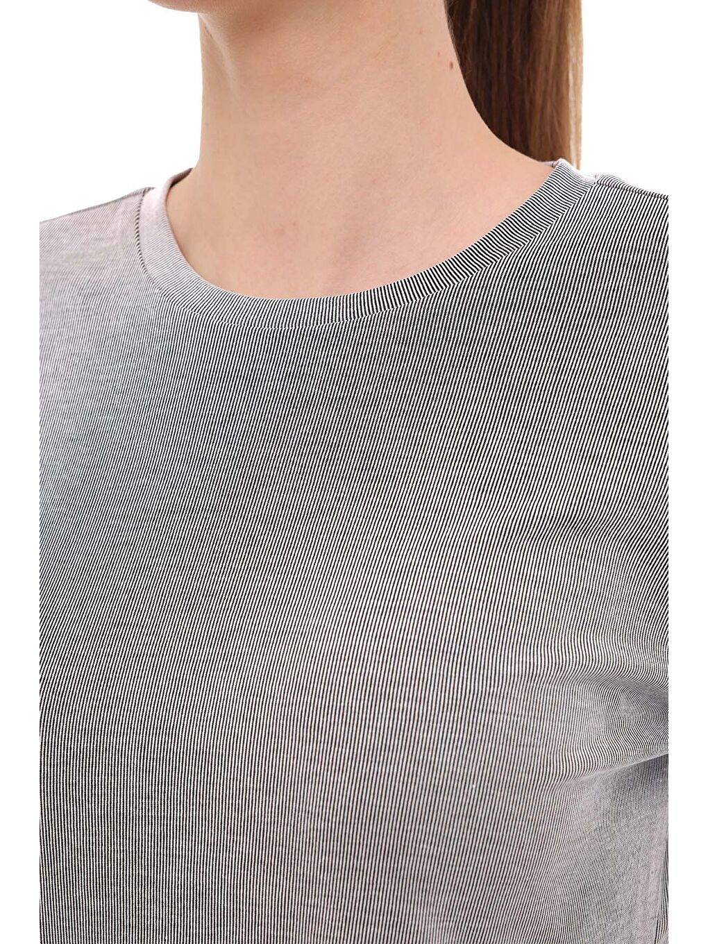 WL 11PINKY 6FX Siyah Kadın Kısa Kol T-Shirt-3